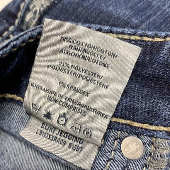 WOMEN’S Silver Blue Suki Jegging Low Rise Size 26 - Picture 13 of 13